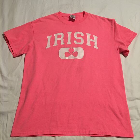 Pink St. Patrick's Day Irish shirt  Medium - Picture 2 of 5